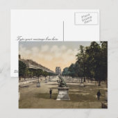 ザチュイルリー庭園,パリ,フランスクラシック写真 ポストカード (正面/裏面)