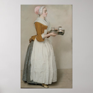 ザチョコレートガールJean-Etienne Liotard ポスター
