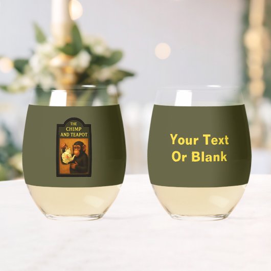 ザチンプアンドティーポットパブ ステムなしワイングラス (インサイチュ (ウェディング))