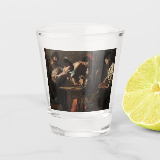 ザチート族、傭兵トランプ ショットグラス (正面)