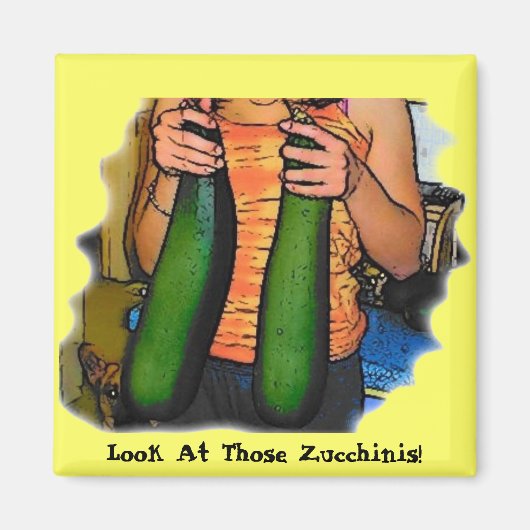 ザッおもしろいチニを見る マグネット (正面)