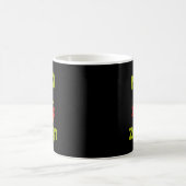 ザッカリーお誕生日おめでとう 名前入り コーヒーマグカップ (中央)