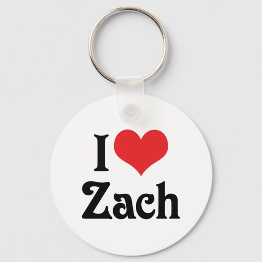 ザックが大好き キーホルダー (正面)