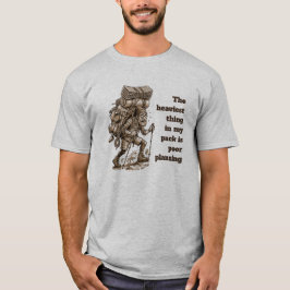 ザックの中で最も重いもの おもしろTシャツ Tシャツ