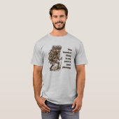ザックの中で最も重いもの おもしろTシャツ Tシャツ (正面フル)