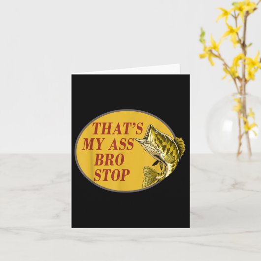 ザッツマイブロストップおもしろい魚釣り カード (黄色い花)