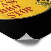 ザッツマイブロストップおもしろい魚釣り ポスター (角)