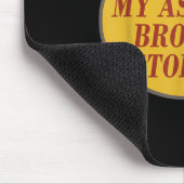 ザッツマイブロストップおもしろい魚釣り マウスパッド (コーナー)