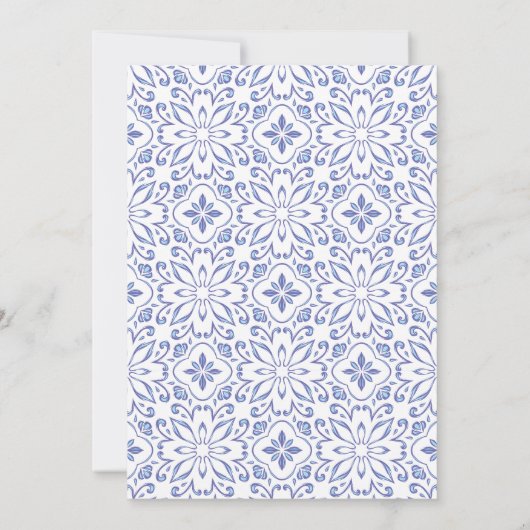 ザッツ アモーレ イタリアン メディテレーニアン ブライズシャワー 招待状 (裏面)