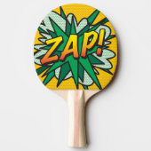 ザップカポフおもしろいモダン漫画書 卓球ラケット (裏面)