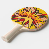 ザップカポフおもしろいモダン漫画書 卓球ラケット (正面アングル)