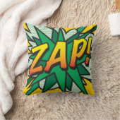 ザップ ファン レトロ コミック ブック ポップ アート クッション (ブランケット)