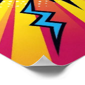 ザップ!電気 – ポップ・アートのレトロ漫画爆発ポスター ポスター (角)
