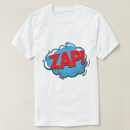 ザップ！ Tシャツ (デザイン正面)