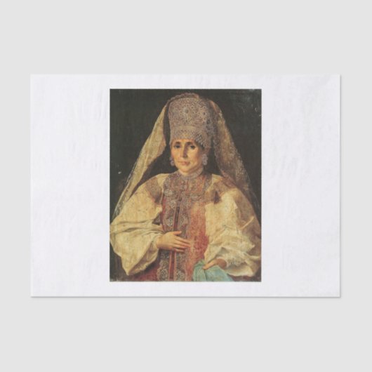 ザツァリナ 薄葉紙 (正面)