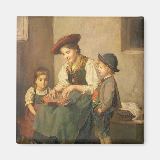 ザツィター選手 マグネット (正面)