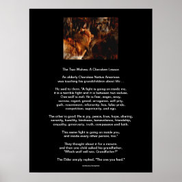 ザツウルブチェロキーストーリーアメリカン先住民プリント ポスター