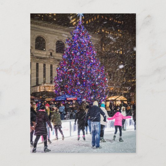 ザツリーとスケーター ポストカード (正面)