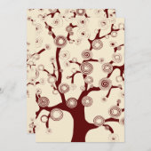 ザツリーオブライフ結婚式招待状 招待状 (正面/裏面)