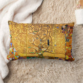 ザツリーオブライフ、グスタフクリムト ランバークッション (ブランケット)