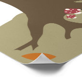 ザツリーズ救秋秋ウッドランドフォレスト ポスター (角)