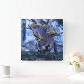 ザツリーハウス スクエア壁時計 (ホーム)