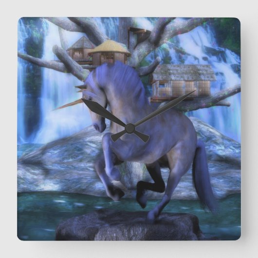 ザツリーハウス スクエア壁時計 (正面)