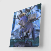 ザツリーハウス スクエア壁時計 (傾斜)