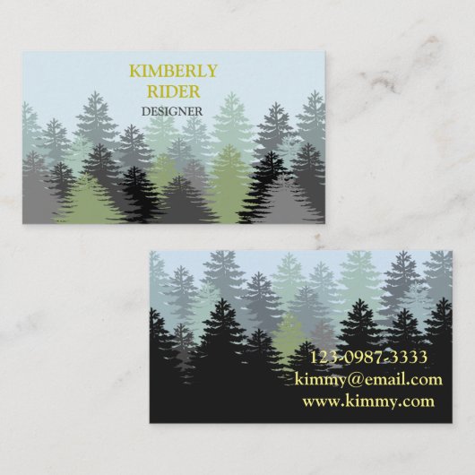 ザツリーフォレスト 名刺 (正面/裏面)