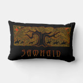 ザツリー素晴らしハロウィン装飾用クッション ランバークッション (裏面)