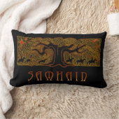 ザツリー素晴らしハロウィン装飾用クッション ランバークッション (ブランケット)