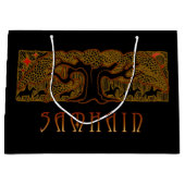 ザツリー素晴らしハロウィン ラージペーパーバッグ (正面)