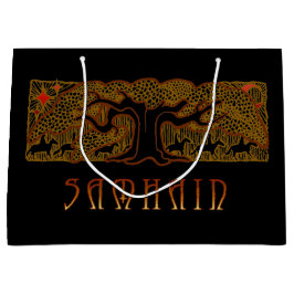 ザツリー素晴らしハロウィン ラージペーパーバッグ