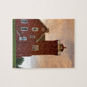 ザツーハーバーライトハウスオーバーアゲート湾 ジグソーパズル (横)