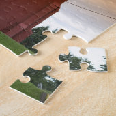 ザツーハーバーライトハウスオーバーアゲート湾 ジグソーパズル (側面)