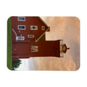 ザツーハーバーライトハウスオーバーアゲート湾 マグネット (横)