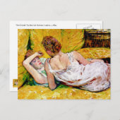 ザツーフレンズbyアンリ・ド・トゥールーズ・ロートレック ポストカード (正面/裏面)