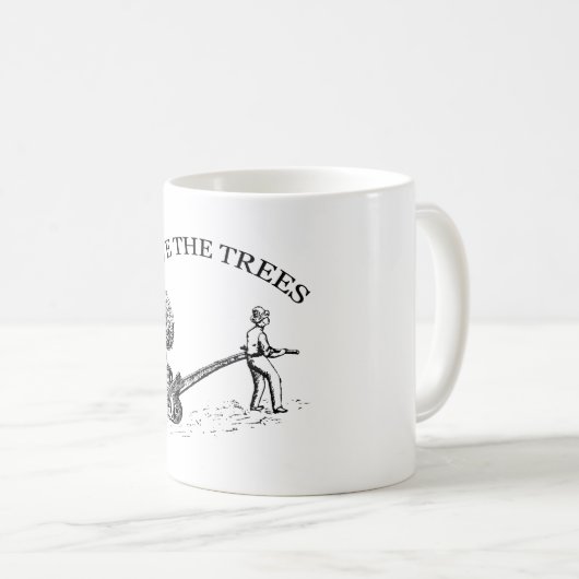 ザツ救ーズヴィンテージイラストレーションMag 2 コーヒーマグカップ (正面右)