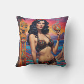 ザティキドリームビーチデイドリーム – ケンゲージアート クッション (裏面)