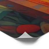 ザティキドリームビーチデイドリーム – ケンゲージアート ポスター (角)