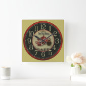 ザティールームカフェ スクエア壁時計 (ホーム)