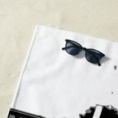 ザテイクオフ – スタントスクーターのトリック ビーチタオル (インサイチュ)