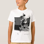 ザテイクオフ – スタントスクーターのトリック Tシャツ (正面)