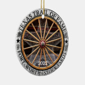 ザテキサス州トレイル、フォートワース、テキサス州オーナメント セラミックオーナメント (右)