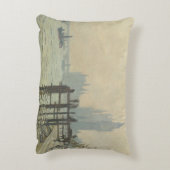 ザテムズアンダーウェストミンスターby Claude Monet アクセントクッション (裏面(縦))