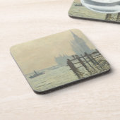 ザテムズアンダーウェストミンスターby Claude Monet コースター (左側)