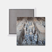 ザテラコッタ戦士シーアン中国 マグネット (正面/裏面)