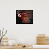 ザテルタレハート文字 ポスター (キッチン)