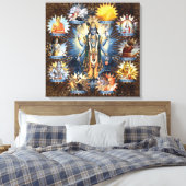 ザテンアバターズオブヴィシュヌ – キャンバスプリント (インサイチュ (寝室))