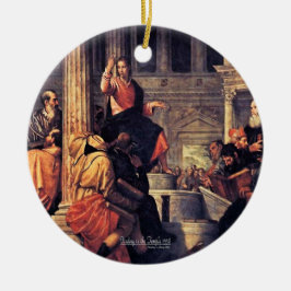 ザテンプルディベリング1558聖なる書物、 経典 セラミックオーナメント